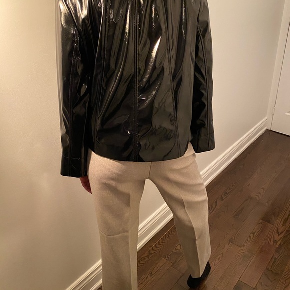 Kenneth Cole Faux Paton Leather Jacket - Picture 4 of 5